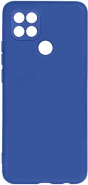 Чехол с микрофиброй Oppo A15/A15s DF oOriginal-09 синий