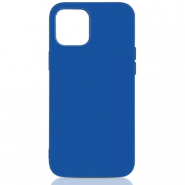 Чехол с микрофиброй iPhone 12/Pro DF iOriginal-05 синий