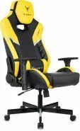 Игровое кресло KNIGHT Thunder 5X черный/желтый