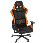 Игровое кресло KNIGHT ARMOR черный/оранжевый